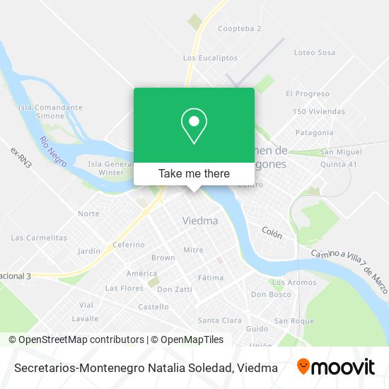 Secretarios-Montenegro Natalia Soledad map