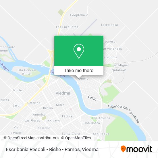 Escribania Resoali - Riche - Ramos map