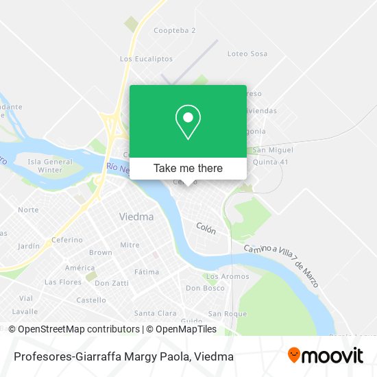 Profesores-Giarraffa Margy Paola map
