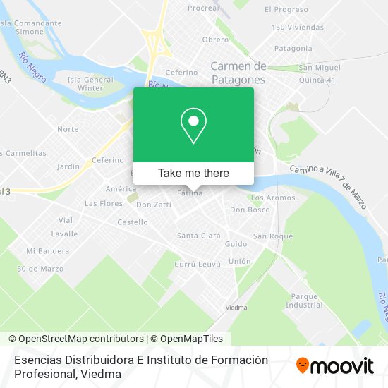 Mapa de Esencias Distribuidora E Instituto de Formación Profesional