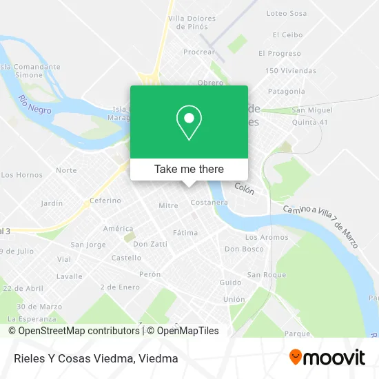 Rieles Y Cosas Viedma map