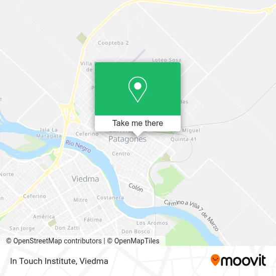 In Touch Institute map