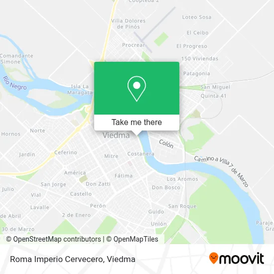 Roma Imperio Cervecero map