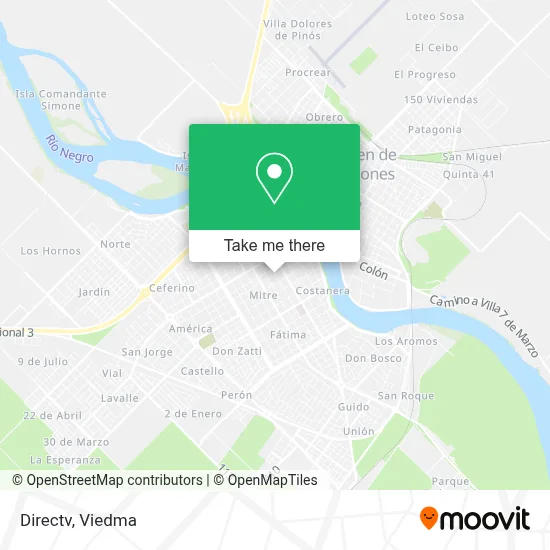 Directv map