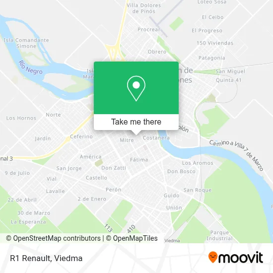 R1 Renault map