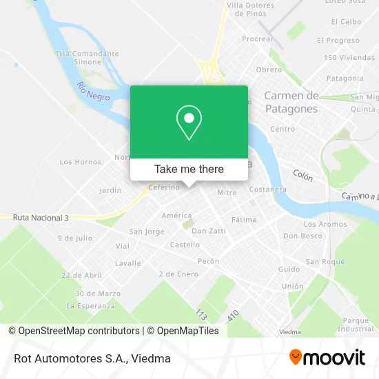 Rot Automotores S.A. map