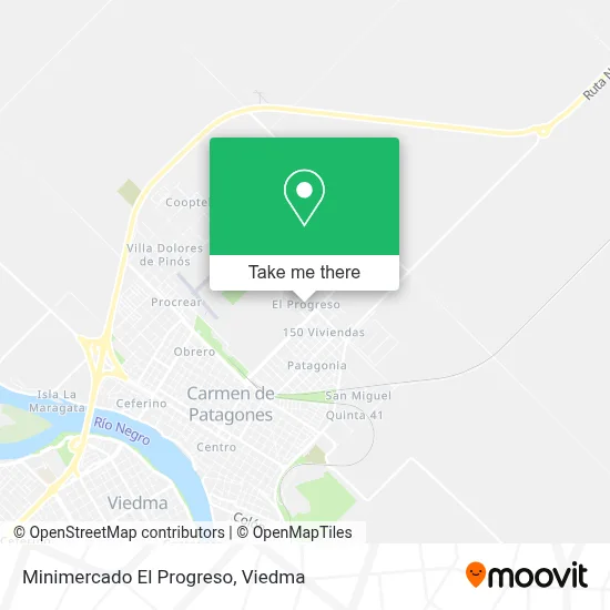 Minimercado El Progreso map