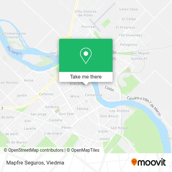 Mapfre Seguros map
