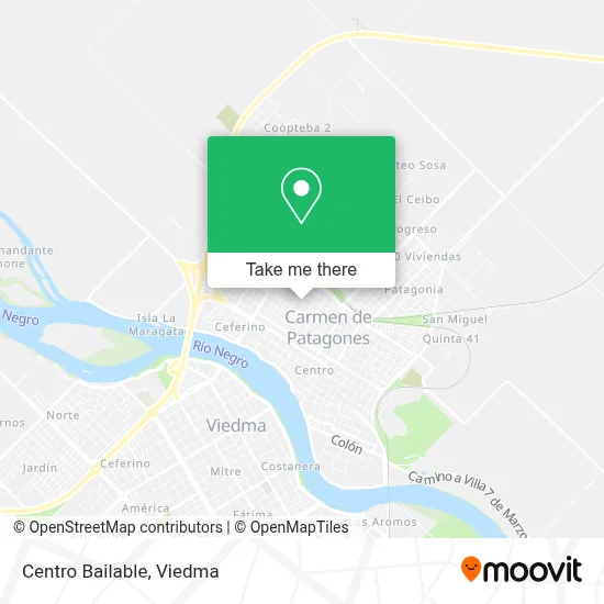 Centro Bailable map