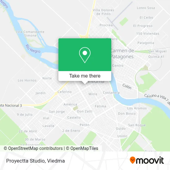 Proyectta Studio map