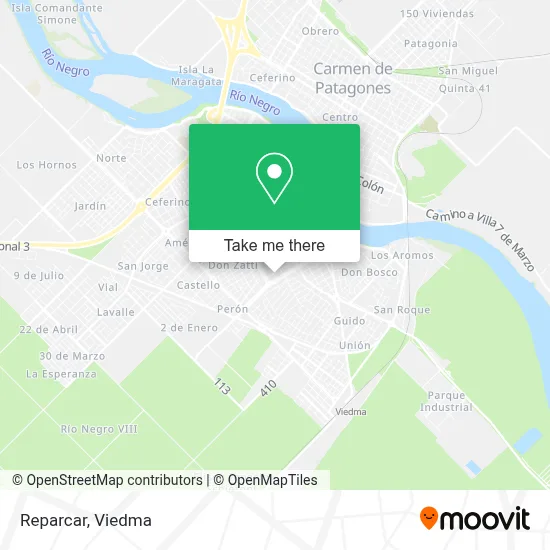 Reparcar map