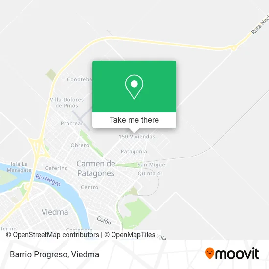 Barrio Progreso map