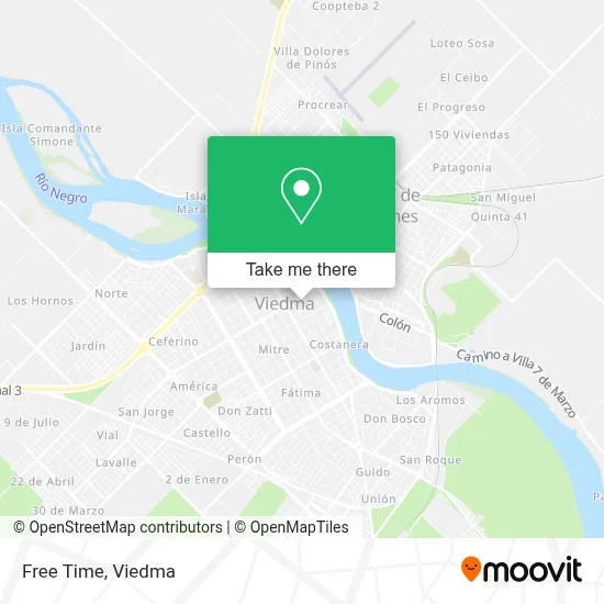Free Time map
