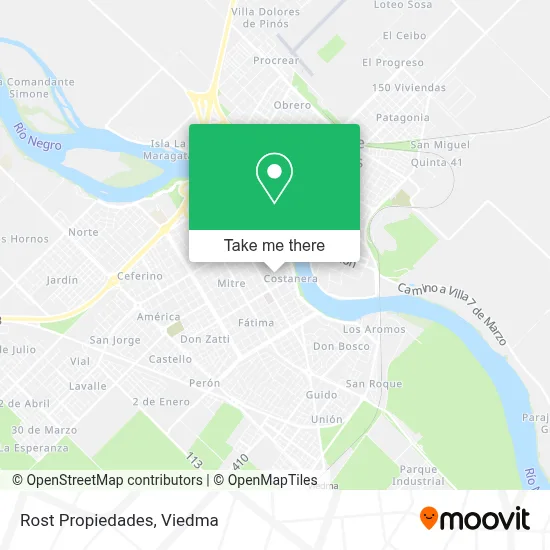 Rost Propiedades map