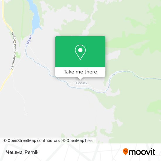 Чешма map