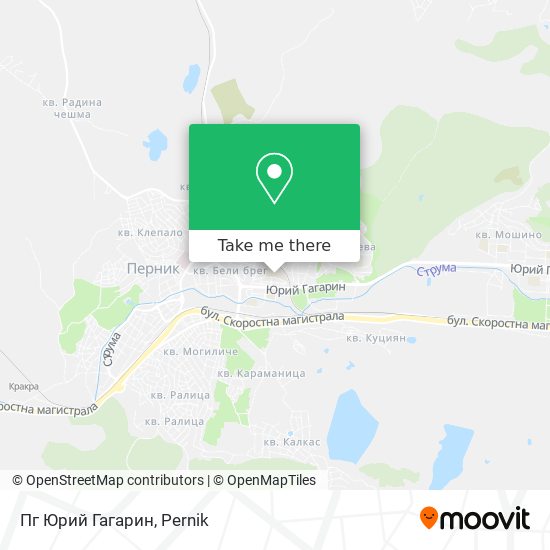 Пг Юрий Гагарин map
