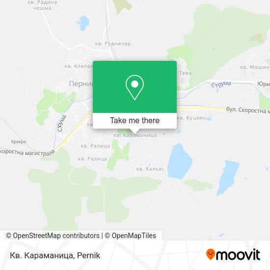 Карта Кв. Караманица