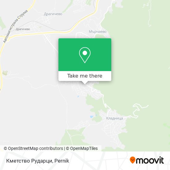 Карта Кметство Рударци