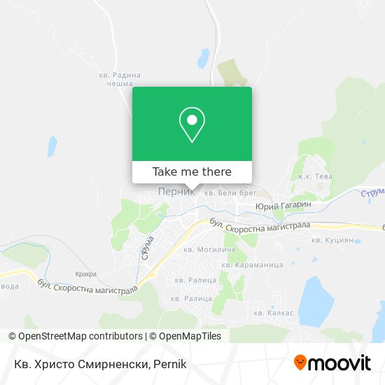 Кв. Христо Смирненски map