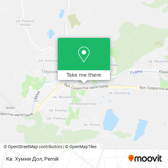 Кв. Хумни Дол map