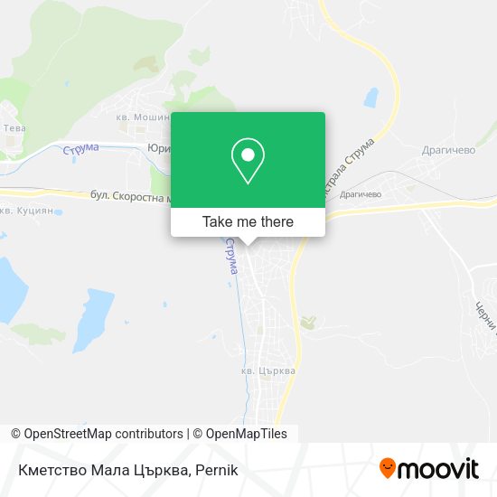 Карта Кметство Мала Църква