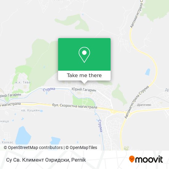 Су Св. Климент Охридски map