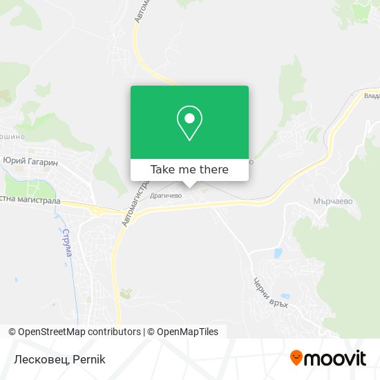 Лесковец map