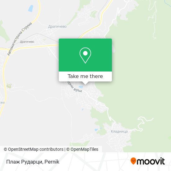 Плаж Рударци map