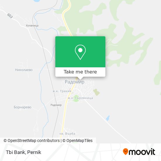 Tbi Bank map