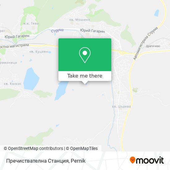 Пречиствателна Станция map