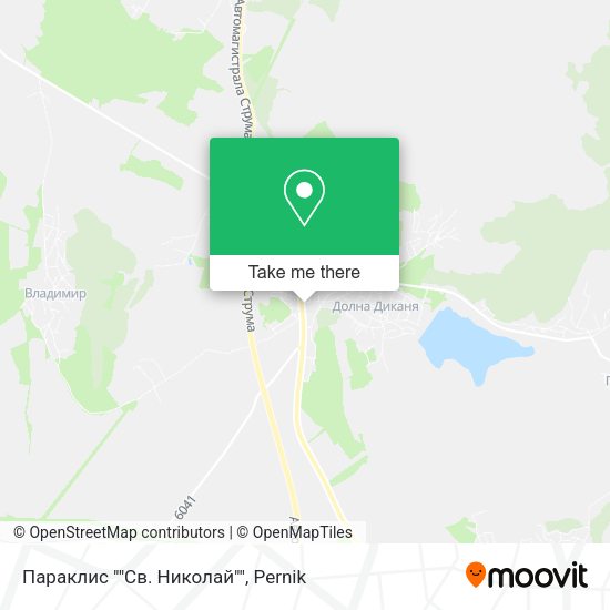 Карта Параклис ""Св. Николай""