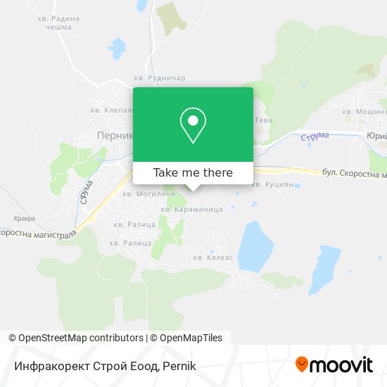 Инфракорект Строй Еоод map