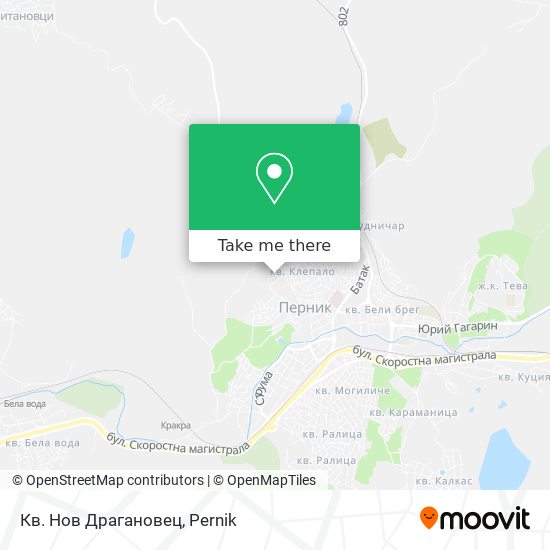 Кв. Нов Драгановец map