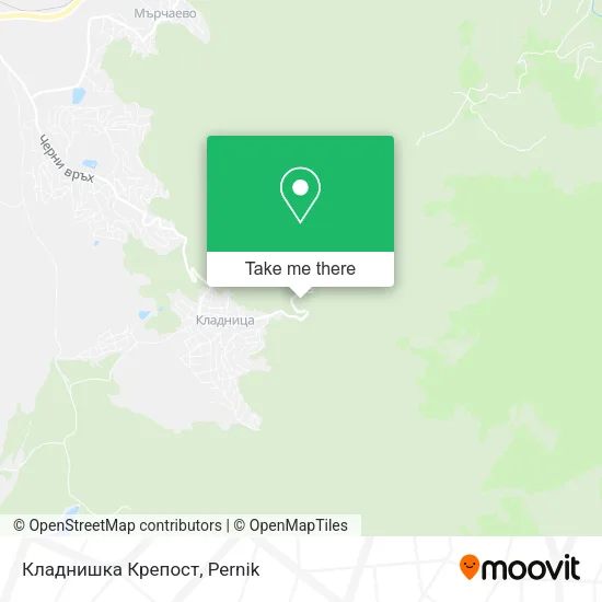 Карта Кладнишка Крепост