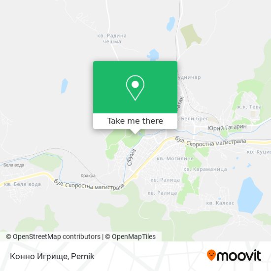 Конно Игрище map