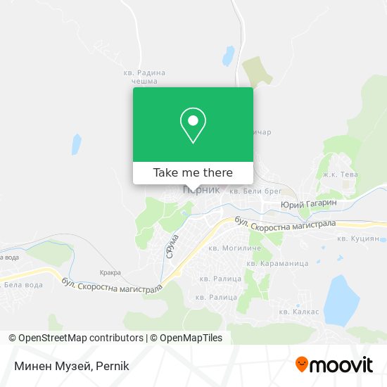 Минен Музей map