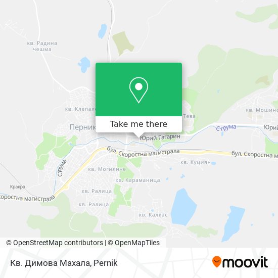 Кв. Димова Махала map