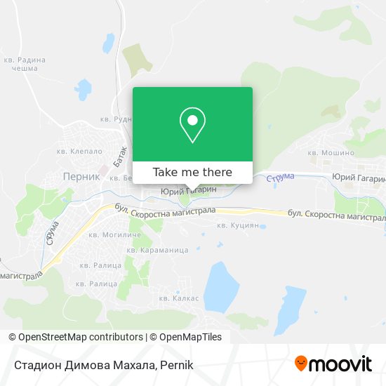 Стадион Димова Махала map