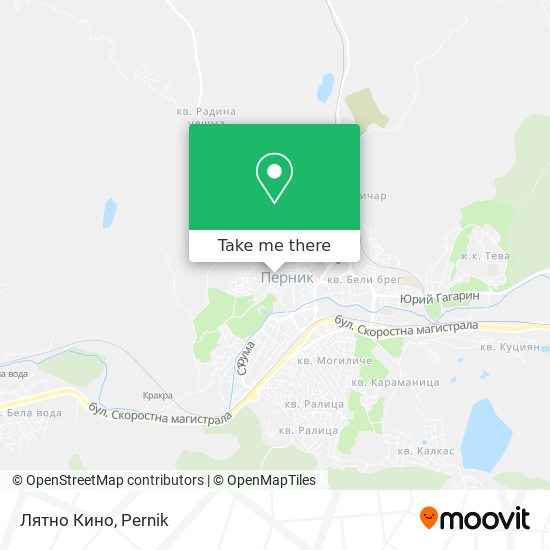 Лятно Кино map