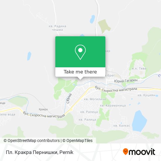 Пл. Кракра Пернишки map