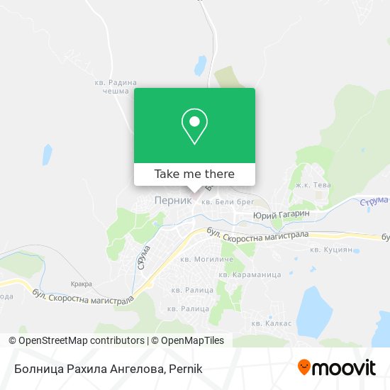 Болница Рахила Ангелова map