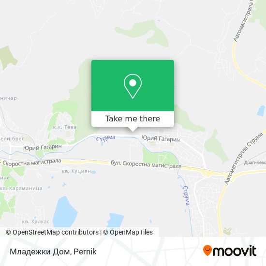 Младежки Дом map