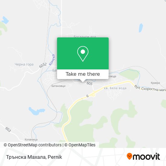 Трънска Махала map