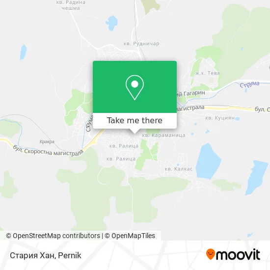 Карта Стария Хан