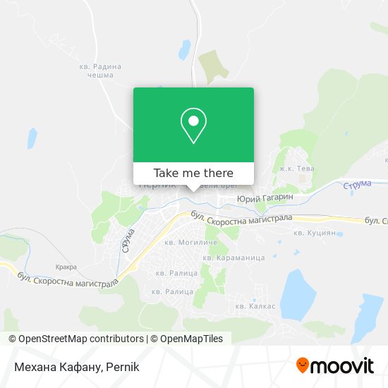 Механа Кафану map