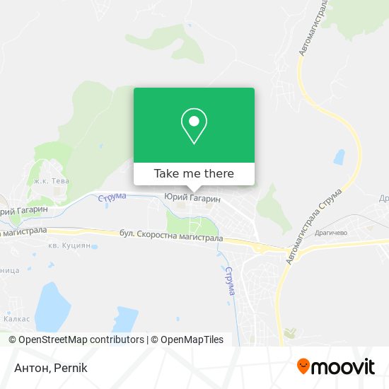 Антон map