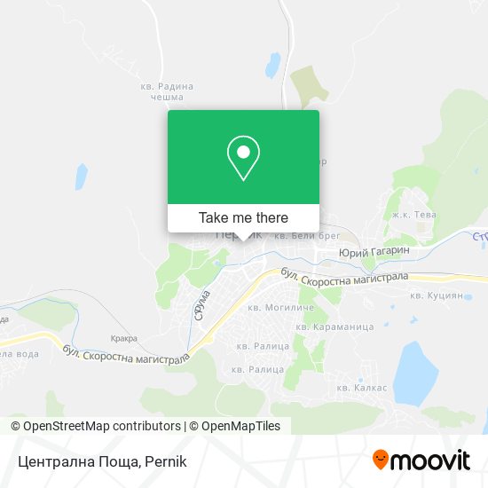 Централна Поща map