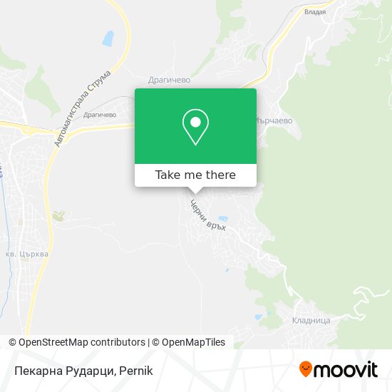 Пекарна Рударци map