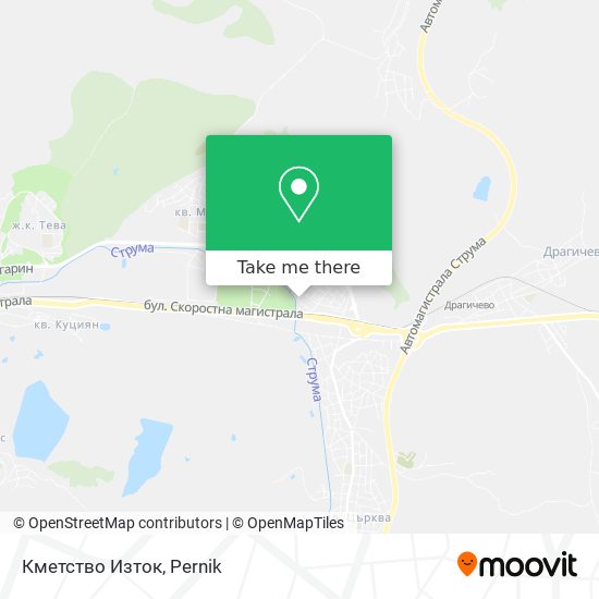 Кметство Изток map