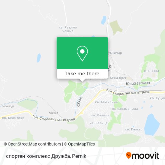 спортен комплекс Дружба map
